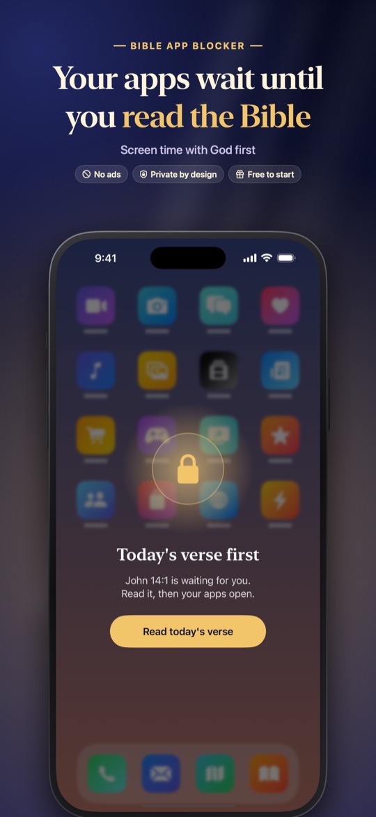 The lock screen over a locked app